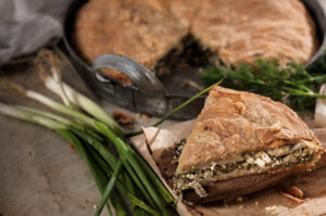 traditional food spinach pie cheese pie food greece travel visit