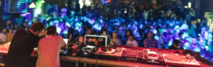 panoramic shot live music dj party dance event photography