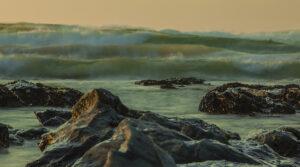 south africa beach waves long exposure morning light sunrise magic hour